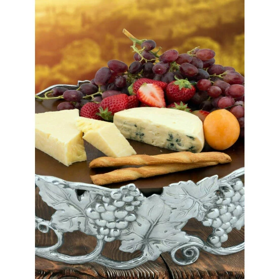 Arthur Court Designs Grape Cheese Pedestal Knives & Cutting Boards 1 Arthur Court Designs Grape Cheese Pedestal Knives & Cutting Boards