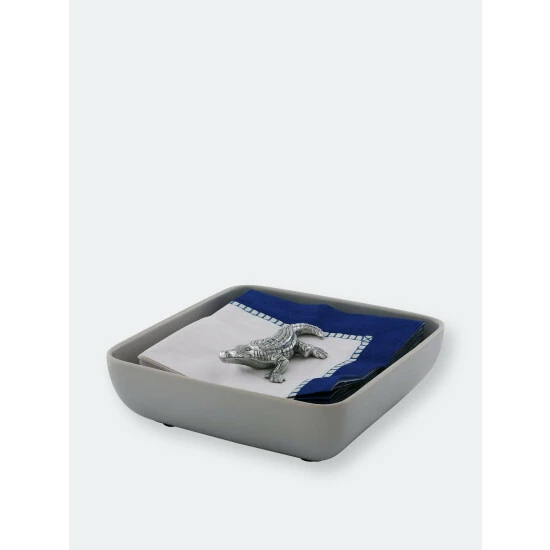 Arthur Court Designs Alligator Napkin Weight Dinnerware & Flatware 2 Arthur Court Designs Alligator Napkin Weight Dinnerware & Flatware - Image 2