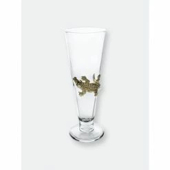 Arthur Court Designs Alligator 24 Gold Plated Pilsner Drinkware