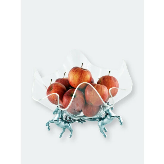 Arthur Court Designs Horse Stand Acrylic Bowl 11 Dinnerware & Flatware 3 Arthur Court Designs Horse Stand Acrylic Bowl 11 Dinnerware & Flatware - Image 3