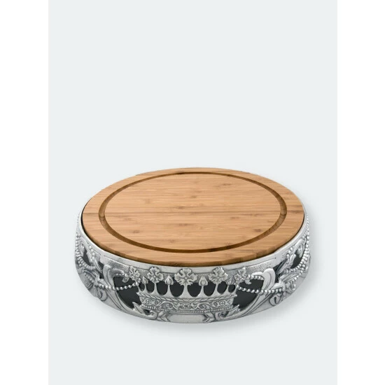 Arthur Court Designs Mardi Gras Cheese Pedestal Serveware 1 Arthur Court Designs Mardi Gras Cheese Pedestal Serveware