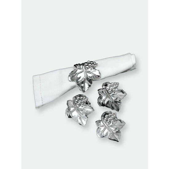 Arthur Court Designs Grape Napkin Rings Dinnerware & Flatware 3 Arthur Court Designs Grape Napkin Rings Dinnerware & Flatware - Image 3