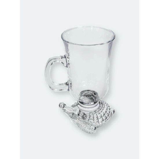 Arthur Court Designs Alligator Glass Mugs Drinkware 1 Arthur Court Designs Alligator Glass Mugs Drinkware