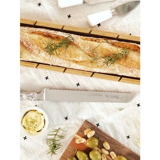 Arthur Court Designs Baguette Board With Grape Bread Knife Knives & Cutting Boards 5 Arthur Court Designs Baguette Board With Grape Bread Knife Knives & Cutting Boards - Image 5