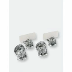 Arthur Court Designs Turkey Placecard Holder Dinnerware & Flatware