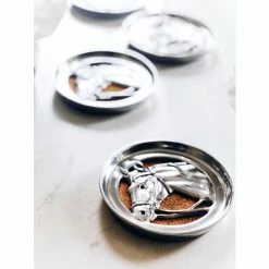 Arthur Court Designs Equestrian Drink Coaster Set Of 4 Barware