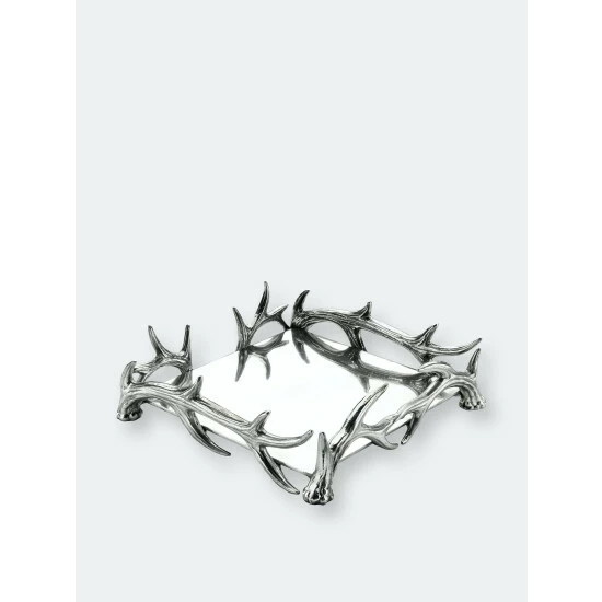 Arthur Court Designs Antler Cocktail Napkin Box Serveware 1 Arthur Court Designs Antler Cocktail Napkin Box Serveware