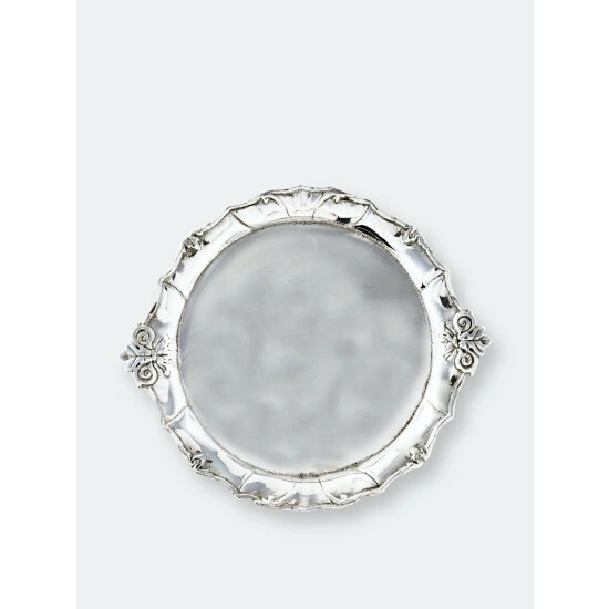 Arthur Court Designs Fleur-De-Lis Plate With Glass Dome Serveware 5 Arthur Court Designs Fleur-De-Lis Plate With Glass Dome Serveware - Image 5