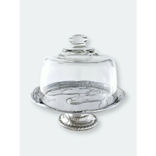 Arthur Court Designs Horse Plate With Glass Dome Serveware 1 Arthur Court Designs Horse Plate With Glass Dome Serveware