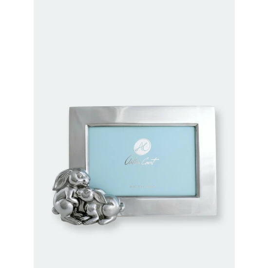 Arthur Court Designs Baby Bunny Photo Frame 4x6 Decorative Accents 2 Arthur Court Designs Baby Bunny Photo Frame 4x6 Decorative Accents - Image 2