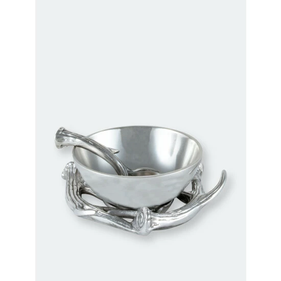 Arthur Court Designs Antler Condiment Server Serveware 1 Arthur Court Designs Antler Condiment Server Serveware