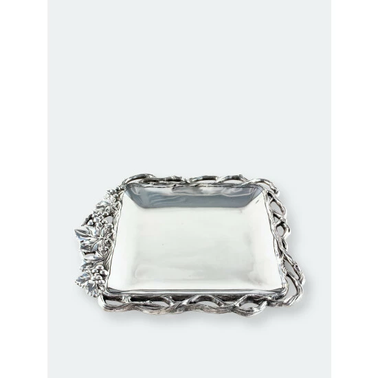 Arthur Court Designs Grape Open Vine Square Tray 12 Serveware 1 Arthur Court Designs Grape Open Vine Square Tray 12 Serveware
