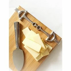 Arthur Court Designs Equestrian Bamboo Cheese Set Serveware