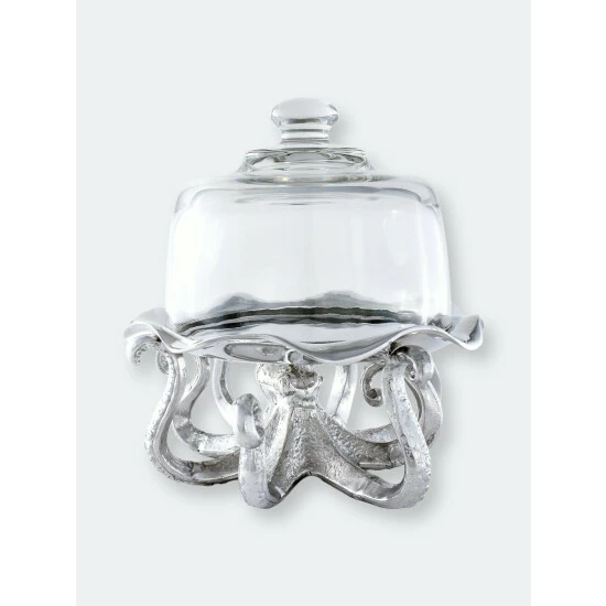 Arthur Court Designs Octopus Tray with Glass Dome Serveware Arthur Court Designs Octopus Tray With Glass Dome Serveware -Arthur Court Designs Sales unnamed file 3237