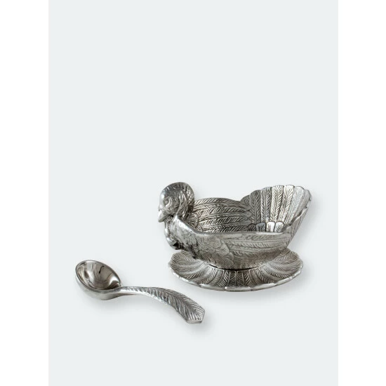 Arthur Court Designs Turkey 3-Piece Condiment Set Serveware 6 Arthur Court Designs Turkey 3-Piece Condiment Set Serveware - Image 6