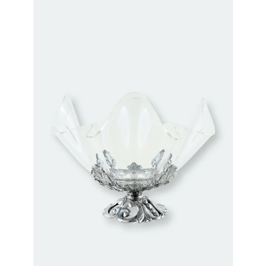 Arthur Court Designs Fleur-De-Lis Stand Acrylic Bowl 11 Dinnerware & Flatware 1 Arthur Court Designs Fleur-De-Lis Stand Acrylic Bowl 11 Dinnerware & Flatware