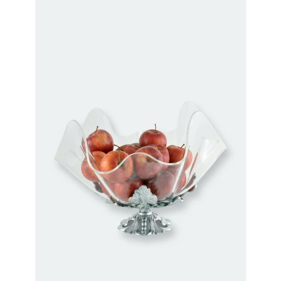 Arthur Court Designs Fleur-De-Lis Stand Acrylic Bowl 11 Dinnerware & Flatware 5 Arthur Court Designs Fleur-De-Lis Stand Acrylic Bowl 11 Dinnerware & Flatware - Image 5