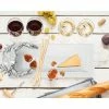 Arthur Court Designs Crab Glass Oblong Tray  Serveware