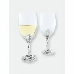 Arthur Court Designs Grape Wine Glasses Barware