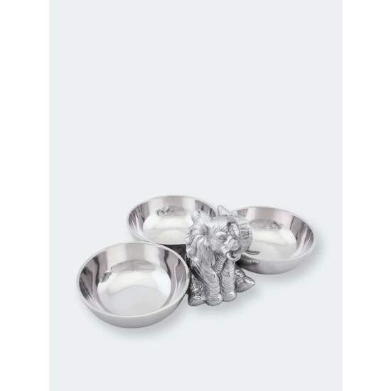 Arthur Court Designs Elephant Three-Bowl Server Serveware Arthur Court Designs Elephant Three-Bowl Server Serveware -Arthur Court Designs Sales unnamed file 3307