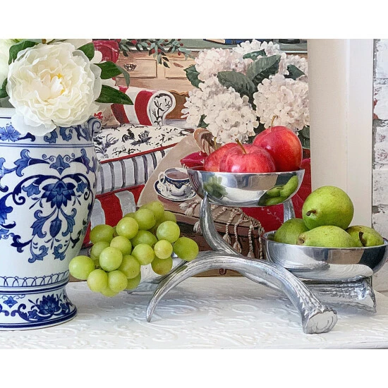 Arthur Court Designs Antler 3-Tiered Bowl Dinnerware & Flatware 7 Arthur Court Designs Antler 3-Tiered Bowl Dinnerware & Flatware - Image 7