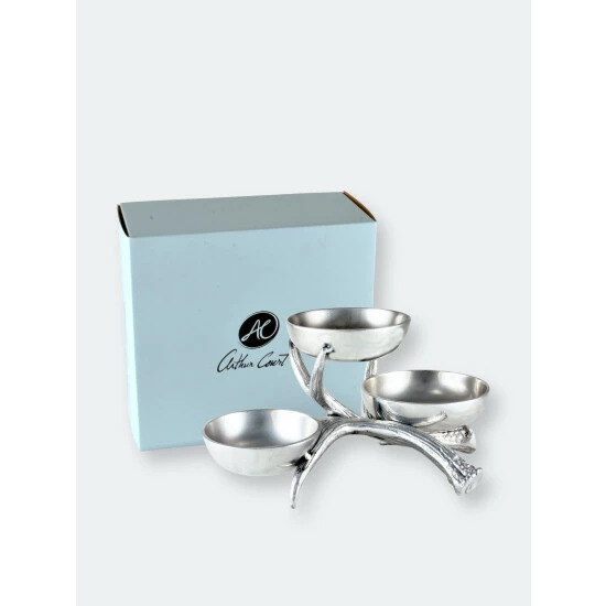 Arthur Court Designs Antler 3-Tiered Bowl Dinnerware & Flatware 8 Arthur Court Designs Antler 3-Tiered Bowl Dinnerware & Flatware - Image 8