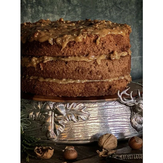 Arthur Court Designs Elk Cheese Pedestal Serveware 1 Arthur Court Designs Elk Cheese Pedestal Serveware