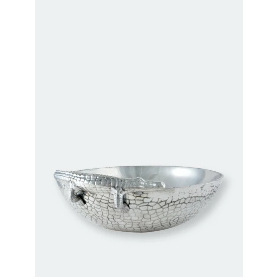 Arthur Court Designs Alligator Figural 12 Bowl Dinnerware & Flatware 2 Arthur Court Designs Alligator Figural 12 Bowl Dinnerware & Flatware - Image 2