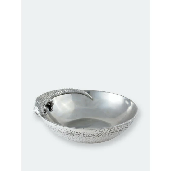 Arthur Court Designs Alligator Figural 12 Bowl Dinnerware & Flatware 3 Arthur Court Designs Alligator Figural 12 Bowl Dinnerware & Flatware - Image 3