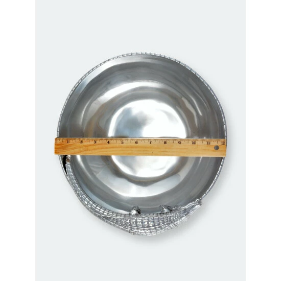 Arthur Court Designs Alligator Figural 12 Bowl Dinnerware & Flatware 5 Arthur Court Designs Alligator Figural 12 Bowl Dinnerware & Flatware - Image 5
