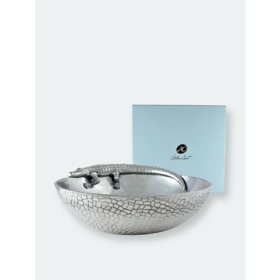Arthur Court Designs Alligator Figural 12 Bowl Dinnerware & Flatware 8 Arthur Court Designs Alligator Figural 12 Bowl Dinnerware & Flatware - Image 8