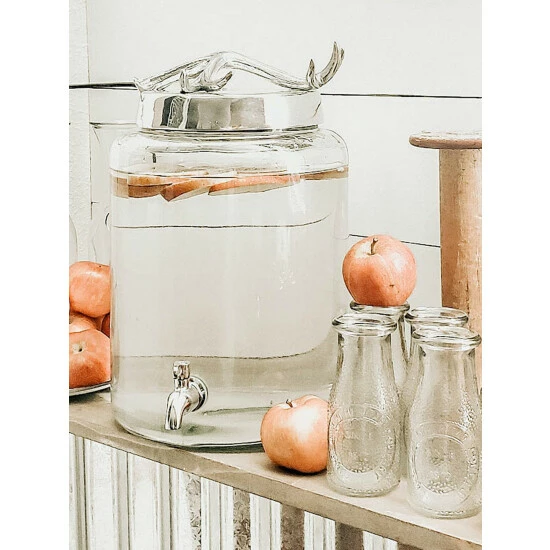 Arthur Court Designs Antler Beverage Server Round Serveware 1 Arthur Court Designs Antler Beverage Server Round Serveware