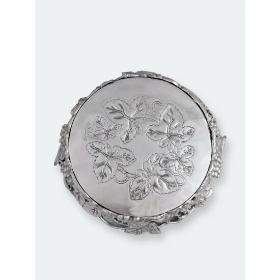 Arthur Court Designs Grape Cake Stand Glass Dome Serveware 4 Arthur Court Designs Grape Cake Stand Glass Dome Serveware - Image 4