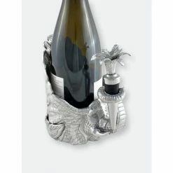 Arthur Court Designs Elephant Wine Coaster And Stopper Set Barware 13 Arthur Court Designs Elephant Wine Coaster And Stopper Set Barware -Arthur Court Designs Sales unnamed file 342