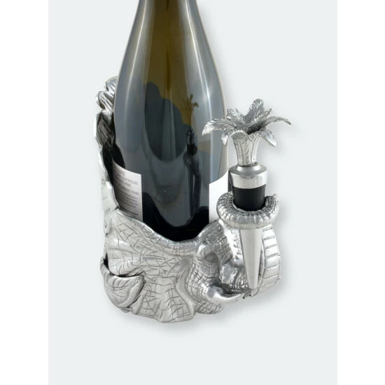 Arthur Court Designs Elephant Wine Coaster And Stopper Set Barware 6 Arthur Court Designs Elephant Wine Coaster And Stopper Set Barware - Image 6