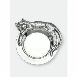 Arthur Court Designs Tiger Wine Coaster Barware