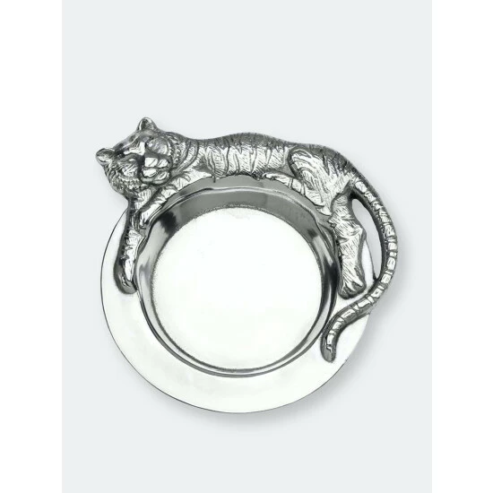 Arthur Court Designs Tiger Wine Coaster Barware 1 Arthur Court Designs Tiger Wine Coaster Barware