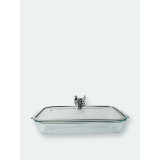 Arthur Court Designs Turkey Lid With Pyrex 3 Quart Baking Dish Bakeware 3 Arthur Court Designs Turkey Lid With Pyrex 3 Quart Baking Dish Bakeware - Image 3