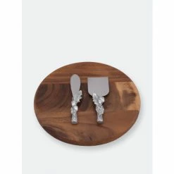 Arthur Court Designs Acorn Oak Leaf Cheese Tool Set Serveware -Arthur Court Designs Sales unnamed file 3537
