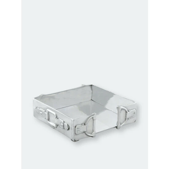 Arthur Court Designs Equestrian Luncheon Napkin Box Serveware 2 Arthur Court Designs Equestrian Luncheon Napkin Box Serveware - Image 2