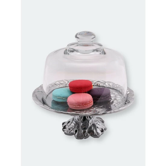 Arthur Court Designs Grape Plate With Glass Dome Serveware 1 Arthur Court Designs Grape Plate With Glass Dome Serveware