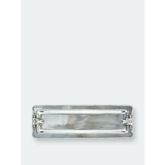 Arthur Court Designs Longhorn With Braid Oblong Tray Serveware 2 Arthur Court Designs Longhorn With Braid Oblong Tray Serveware - Image 2