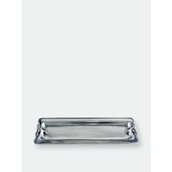Arthur Court Designs Longhorn With Braid Oblong Tray Serveware 3 Arthur Court Designs Longhorn With Braid Oblong Tray Serveware - Image 3
