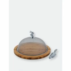 Arthur Court Designs Elk Head 3 Piece Picnic Cheese Board / Spreader Serveware 2 Arthur Court Designs Elk Head 3 Piece Picnic Cheese Board / Spreader Serveware -Arthur Court Designs Sales unnamed file 3615
