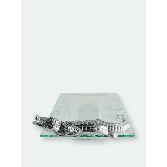 Arthur Court Designs Alligator Oblong Tray Serveware 2 Arthur Court Designs Alligator Oblong Tray Serveware - Image 2