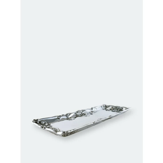 Arthur Court Designs Fleur-De-Lis Oblong Tray Serveware 2 Arthur Court Designs Fleur-De-Lis Oblong Tray Serveware - Image 2