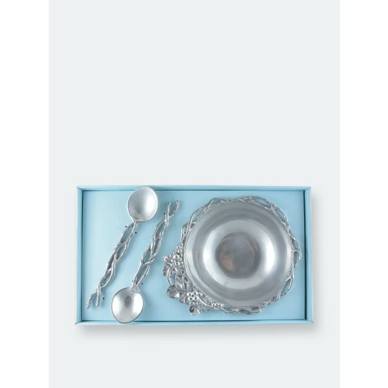 Arthur Court Designs Grape Open Vine Salad Set 3-Pc Dinnerware & Flatware 7 Arthur Court Designs Grape Open Vine Salad Set 3-Pc Dinnerware & Flatware - Image 7