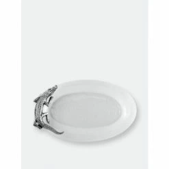 Arthur Court Designs Alligator Glass Platter Serveware