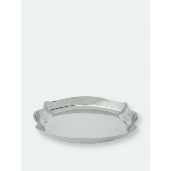 Arthur Court Designs Scallop Oval Serving Tray Serveware 3 Arthur Court Designs Scallop Oval Serving Tray Serveware - Image 3