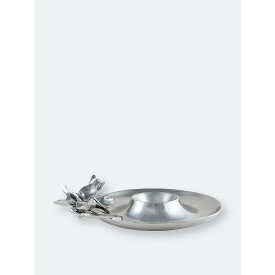 Arthur Court Designs Magnolia Chip And Dip Serveware 2 Arthur Court Designs Magnolia Chip And Dip Serveware - Image 2